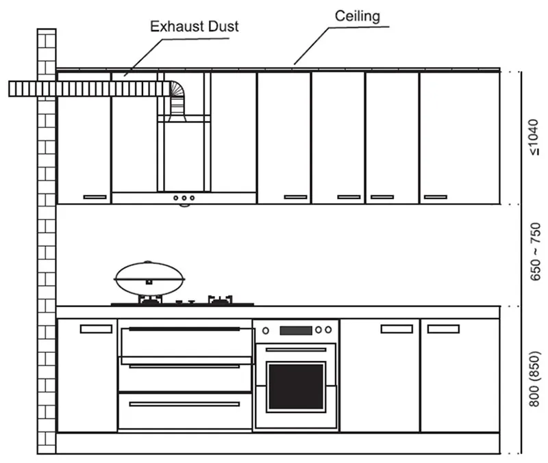 Ductless Cooker Hood Installation View Ductless Cooker Hood Installation View