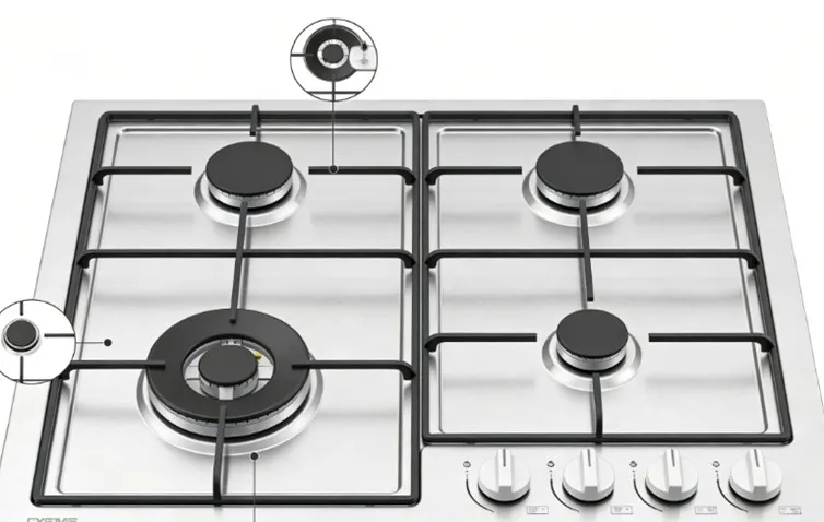 BURNER of Gas Hob 4 Burner BURNER of Gas Hob 4 Burner