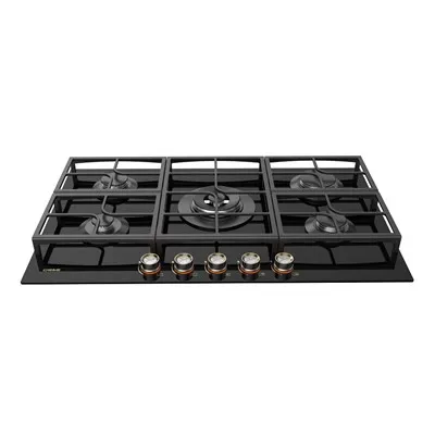 Cocina de gas de 5 fuegos